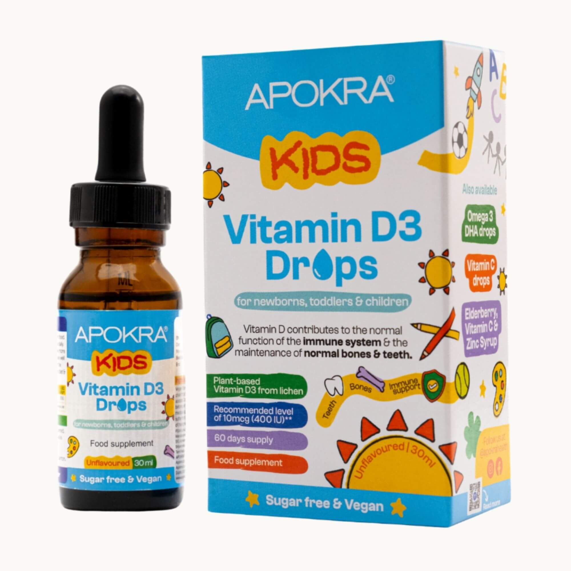vitamin d tropfen aufbewahrung APOKRA Vitamin-D3-Tropfen für Kinder | 400 IE