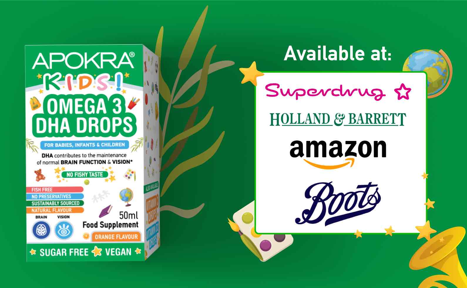 kids vegan algae omega 3