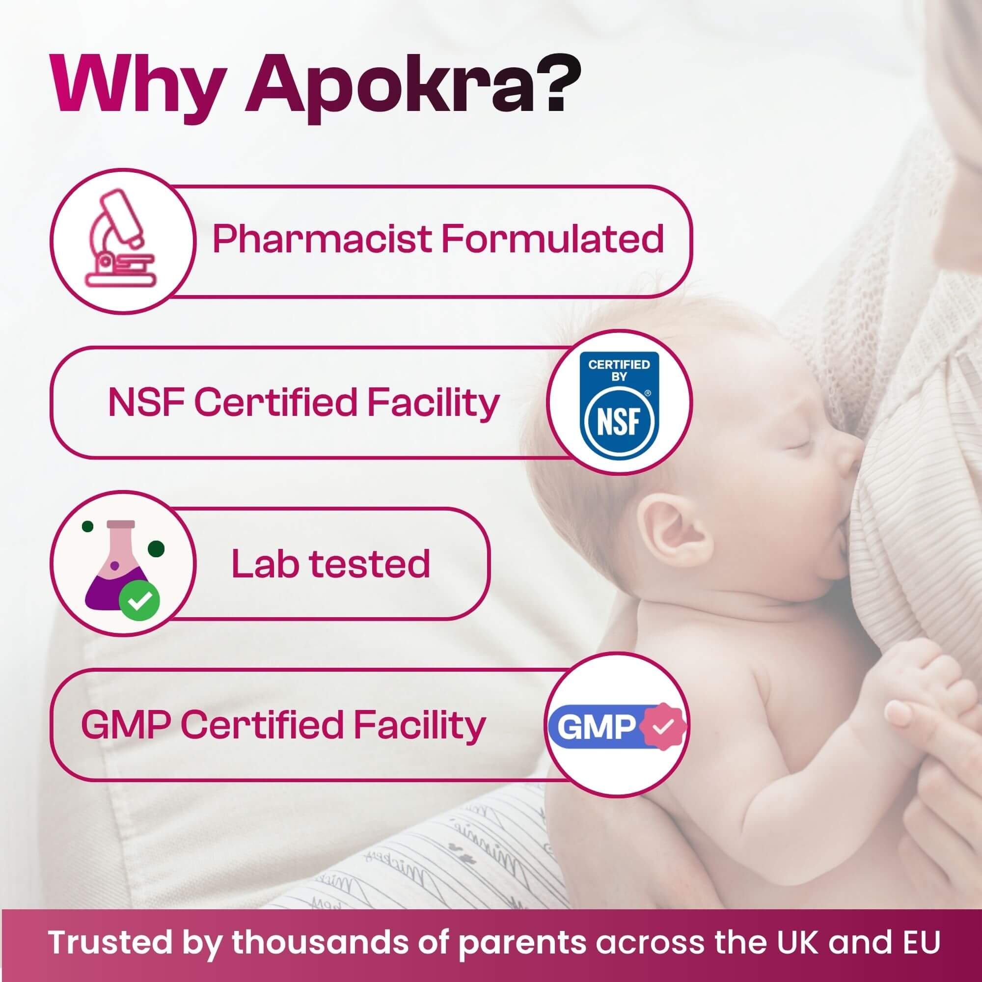 APOKRA Vegan Post-natal Omega 3 DHA/EPA Multivitamin Tablets