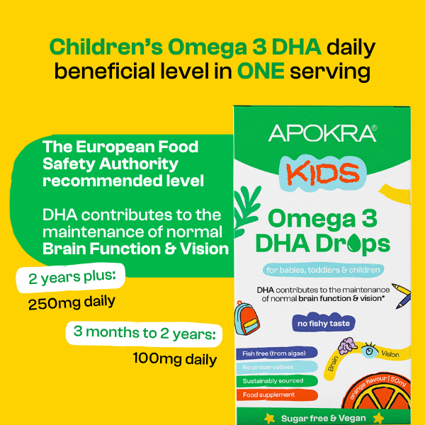 Vegan Omega 3 Kids | DHA Drops