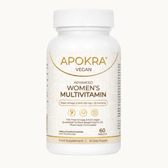 APOKRA VEGAN ADVANCED WOMEN'S MULTIVITAMIN + OMEGA 3 DHA TABLETS