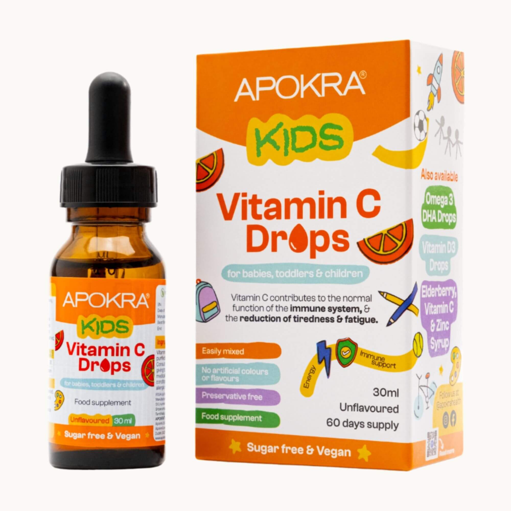 Vitamin C for kids - Vegan Vitamin C Drops