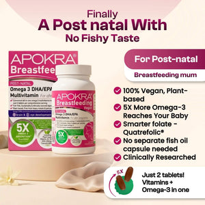 APOKRA Vegan Breastfeeding multivitamin tablets – product details