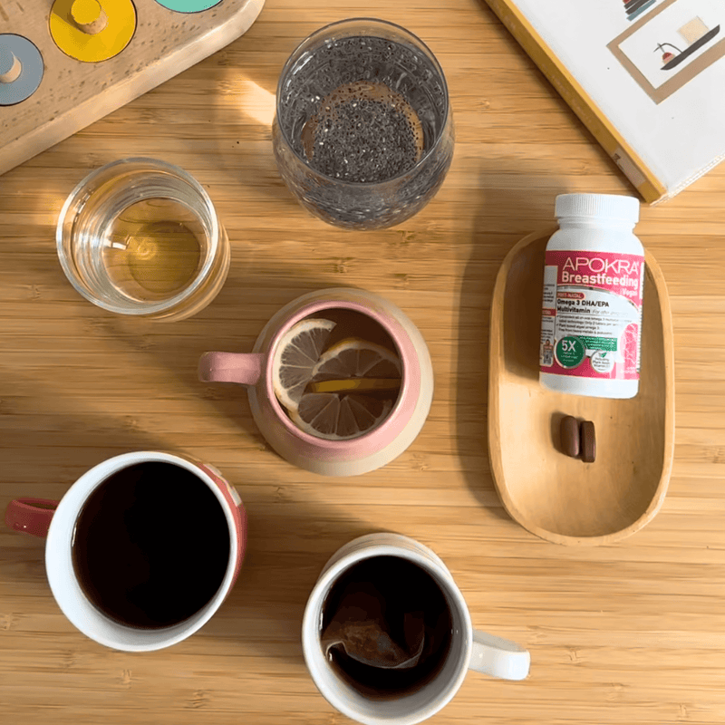 APOKRA Breastfeeding bottle in a calm morning routine