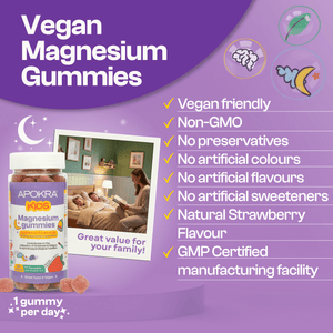 APOKRA Kids Magnesium gummies – key benefits