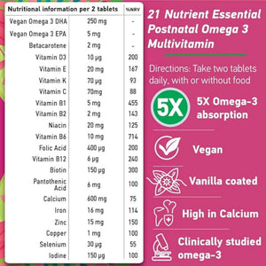 APOKRA Vegan Breastfeeding multivitamin tablets – how to use