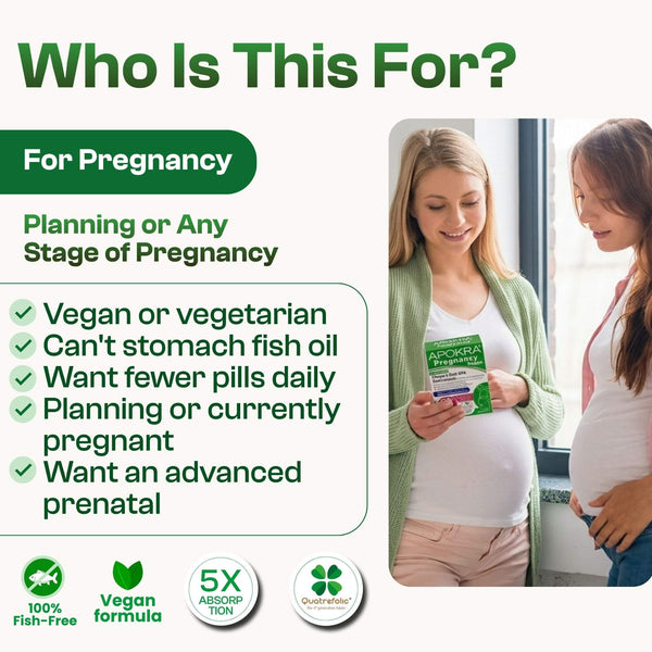 APOKRA Vegan Prenatal multivitamin tablets – how to use