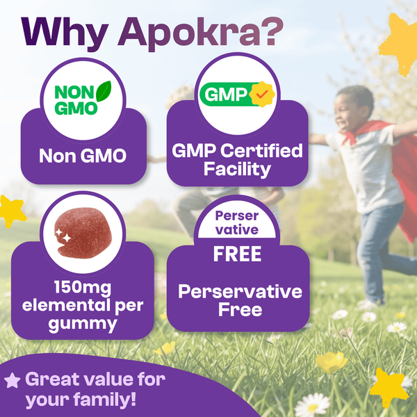 APOKRA Kids Magnesium gummies – pack shot