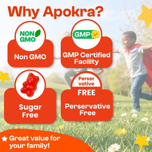 APOKRA Kids Vegan Multivitamin Gummies – lifestyle image