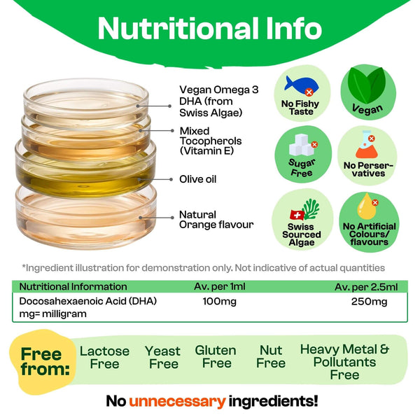 APOKRA Kids Vegan Omega-3 DHA drops – pack shot