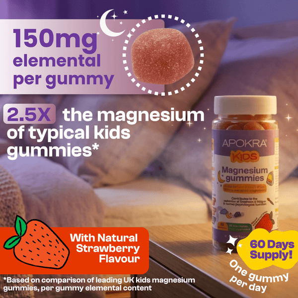 APOKRA Kids Magnesium gummies – lifestyle image