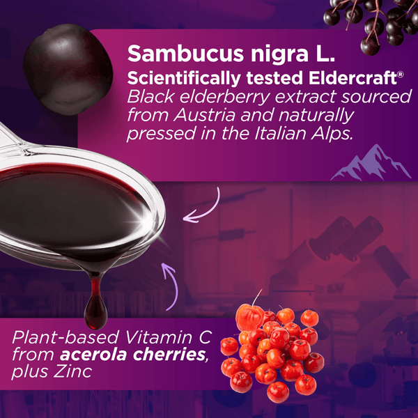 APOKRA Elderberry Syrup Sugar Free Plus Vitamin C and Zinc 150ml