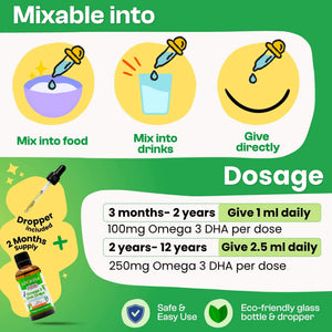 APOKRA Kids Vegan Omega-3 DHA drops – lifestyle image