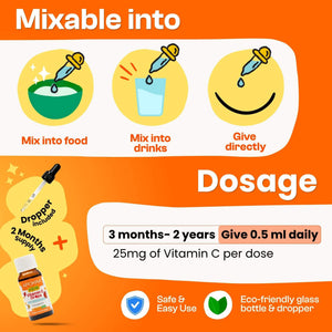 APOKRA Kids Vegan Vitamin C drops – pack shot