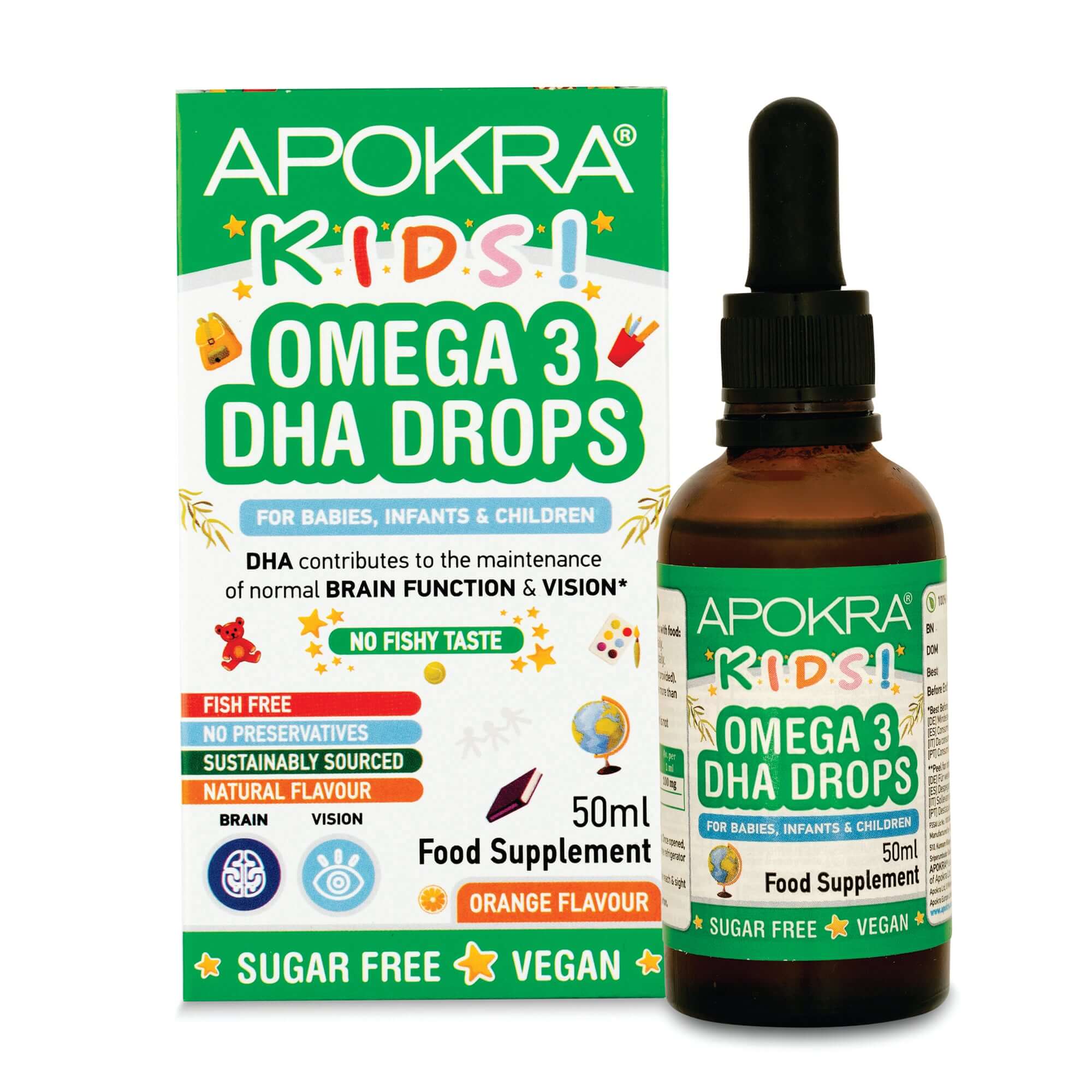 Vegan Omega 3 Kids | DHA Drops