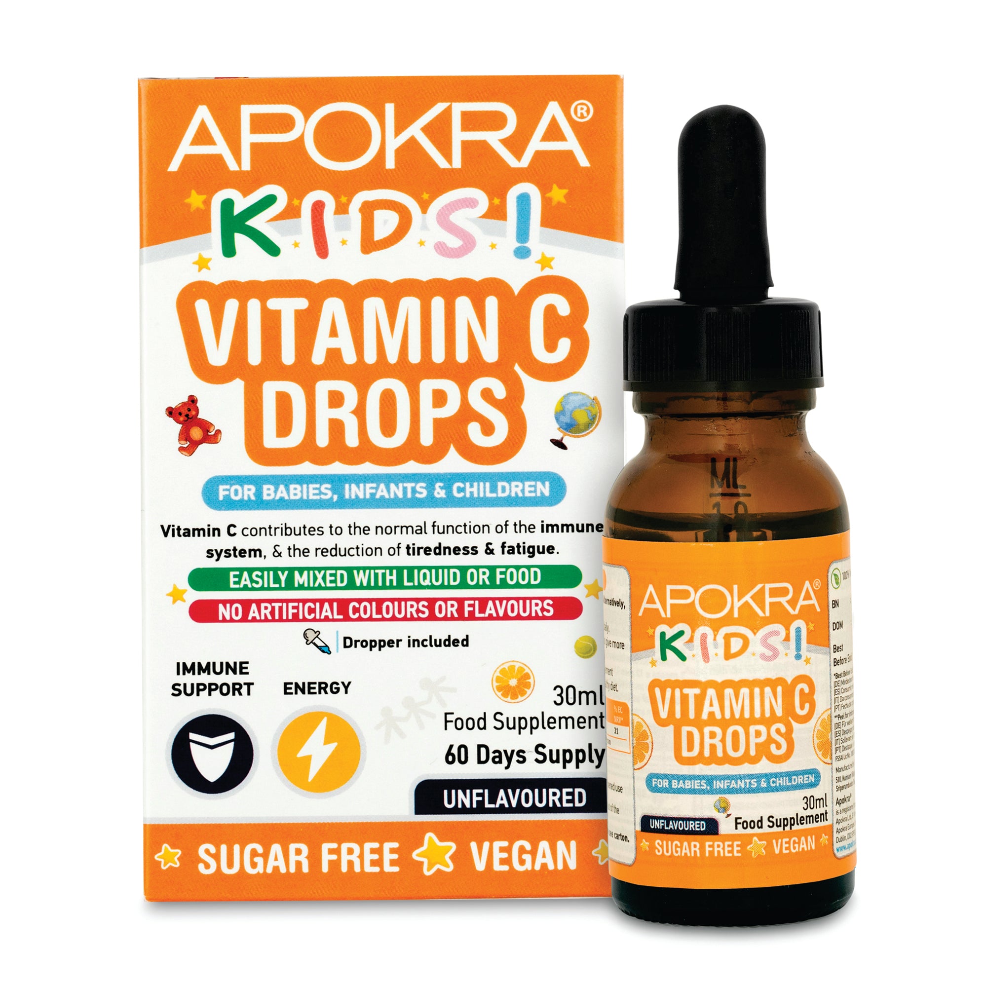Vitamin C for kids - Vegan Vitamin C Drops