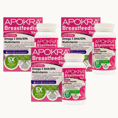 APOKRA Vitamine Postnatali Vegan Omega 3 DHA/EPA Multivitaminico — Compresse