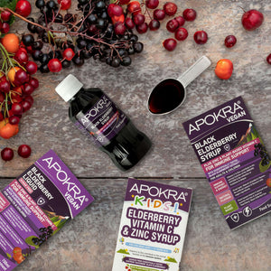 APOKRA Black Elderberry Syrup – product range