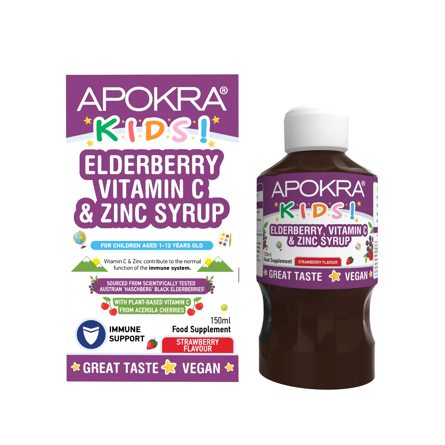 APOKRA Kids Elderberry syrup