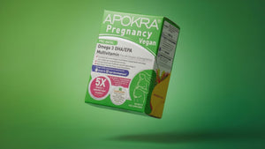 APOKRA Vegan Pre-natal Omega 3 DHA/EPA Multivitamin Tablets