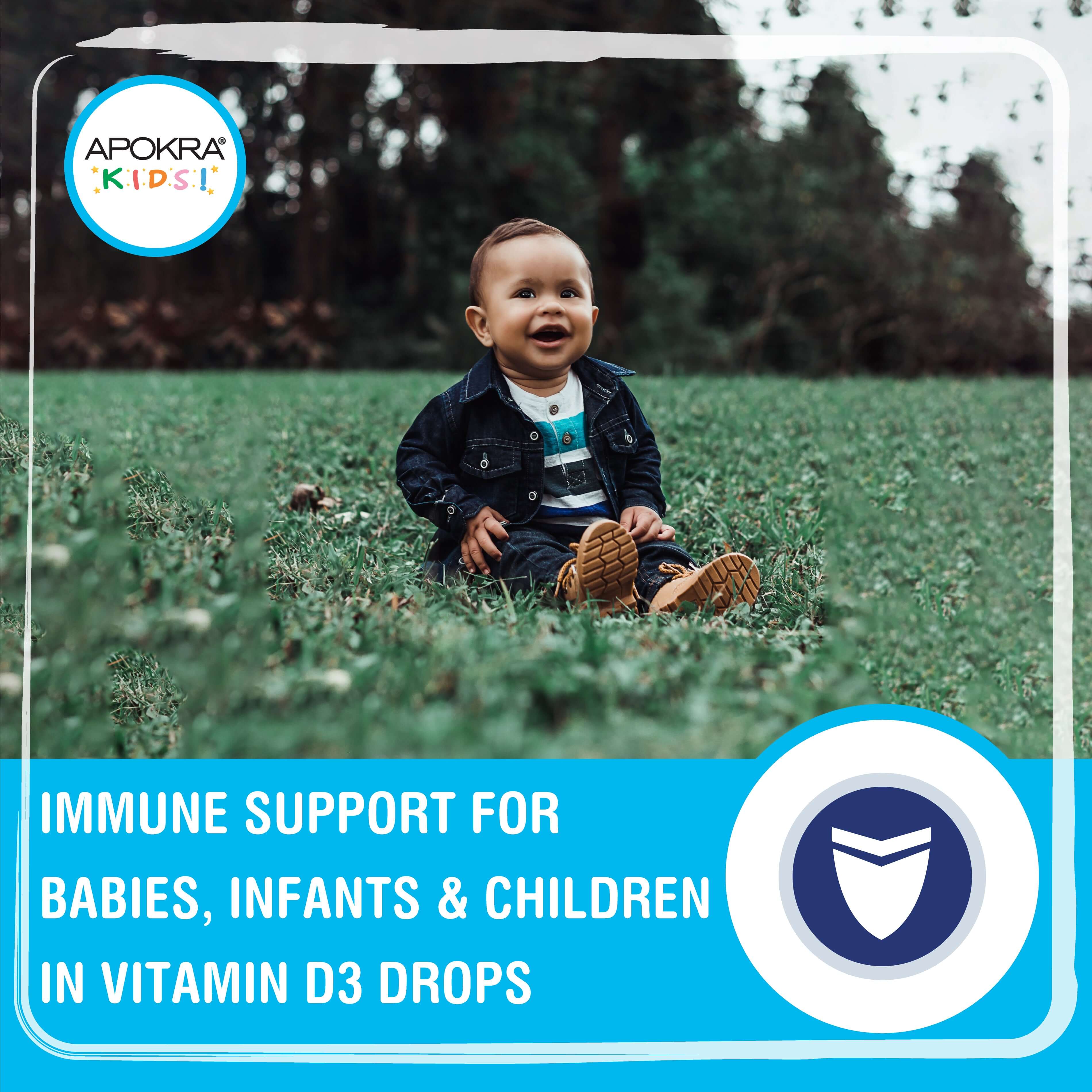 Vitamin D3 Drops for immune support - APOKRA