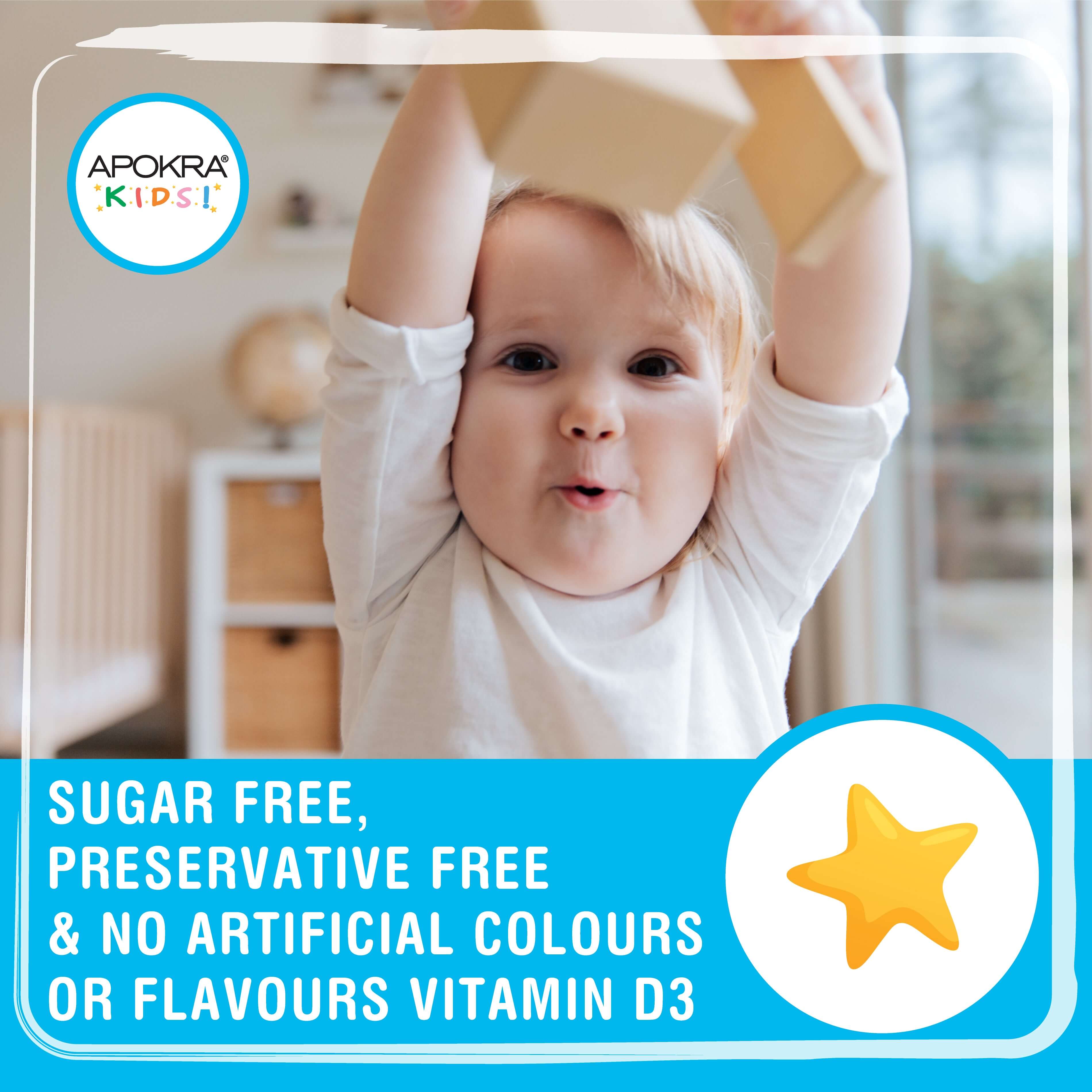 Preservative free, vegan vitamin D3 drops by APOKRA