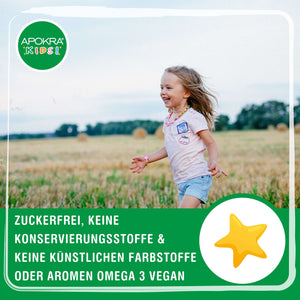 APOKRA Veganes Omega-3 Algenöl für Kinder – Anwendung