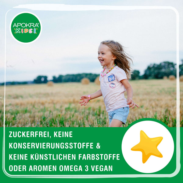 APOKRA Veganes Omega-3 Algenöl für Kinder – Anwendung