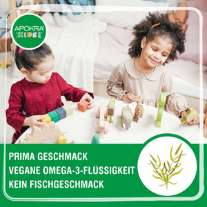 APOKRA Veganes Omega-3 Algenöl für Kinder – Lifestyle-Bild