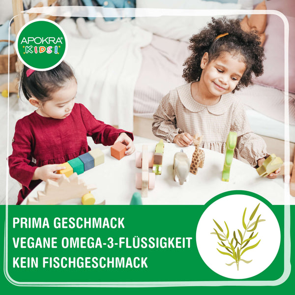 APOKRA Veganes Omega-3 Algenöl für Kinder – Lifestyle-Bild