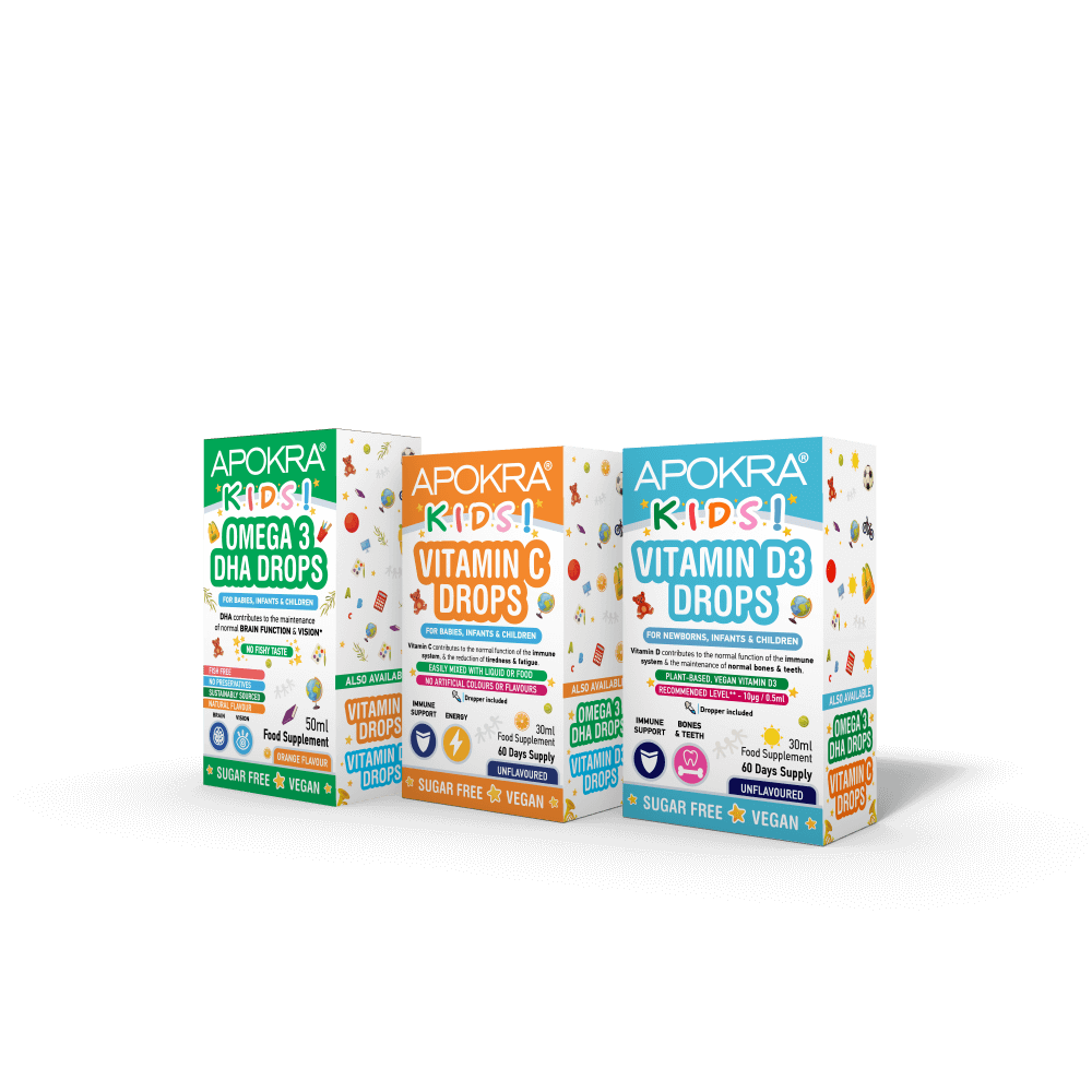 APORKA Kids range - bundle - side angle