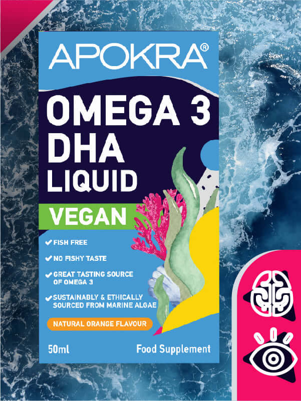 Omega 3 DHA brain function & vision support - APOKRA