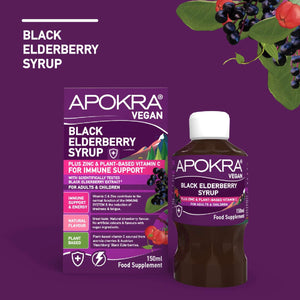 APOKRA Elderberry syrup for immune support